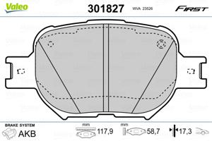 Valeo Remblokset 301827