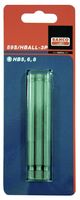 Bahco x3bits hexball80-100 1/4" dr st | 59S/HBALL-3P