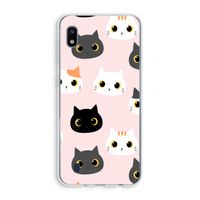 Katten: Samsung Galaxy A10 Transparant Hoesje