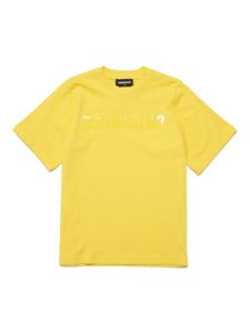 DSQUARED2 KIDS t-shirt en coton à logo - Jaune