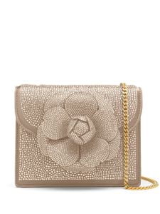 Oscar de la Renta sac Pave Crystral Mini Tro - Tons neutres