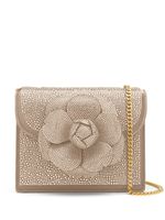 Oscar de la Renta Pave Crystal Mini Tro bag - Tons neutres