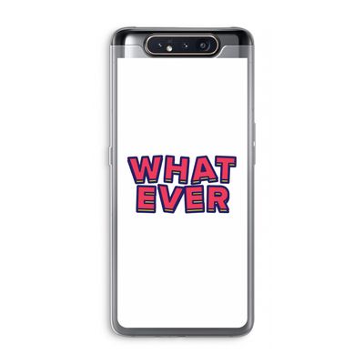 Whatever: Samsung Galaxy A80 Transparant Hoesje