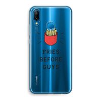 Fries before guys: Huawei P20 Lite Transparant Hoesje