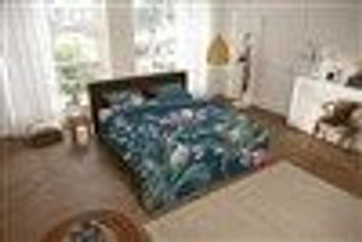 Descanso Dekbedovertrek 200 x 200/220 cm + 2 kussenslopen Petrol