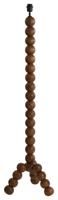 Light & Living Vloerlamp 'Veglio' Mangohout, 130cm, kleur Bruin (excl. kap)