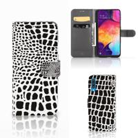 Samsung Galaxy A50 | Telefoonhoesje | Met pasjeshouder | Slangenprint