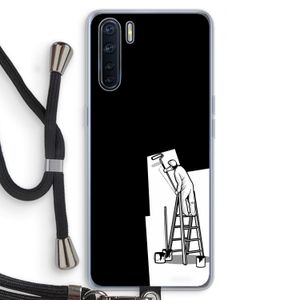 Musketon Painter: Oppo A91 Transparant Hoesje met koord