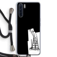 Musketon Painter: Oppo A91 Transparant Hoesje met koord