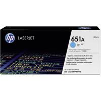 HP 651A CE341A Toner Cyaan 16000 bladzijden Origineel Tonercassette