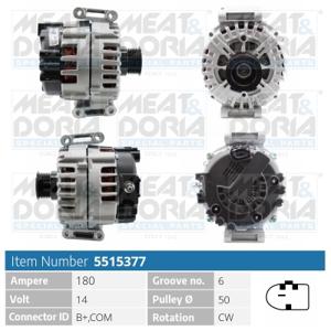 Meat Doria Alternator/Dynamo 5515377