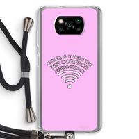 Home Is Where The Wifi Is: Xiaomi Poco X3 Pro Transparant Hoesje met koord