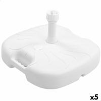 Parasolvoet Aktive Wit Ø 32 mm Ø 20 mm 45 x 29 x 45 cm (5 Stuks)