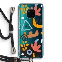 Abstract: Huawei Mate 20 Pro Transparant Hoesje met koord