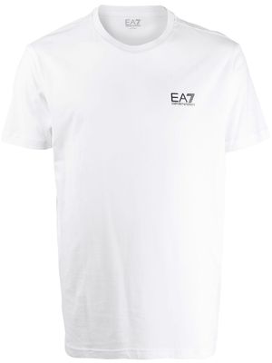 Ea7 Emporio Armani t-shirt à logo imprimé - Blanc