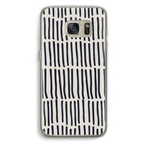 Moroccan stripes: Samsung Galaxy S7 Transparant Hoesje