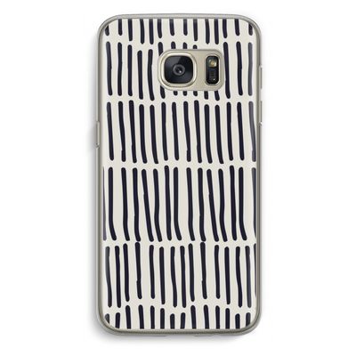 Moroccan stripes: Samsung Galaxy S7 Transparant Hoesje