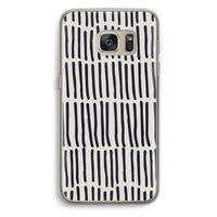 Moroccan stripes: Samsung Galaxy S7 Transparant Hoesje