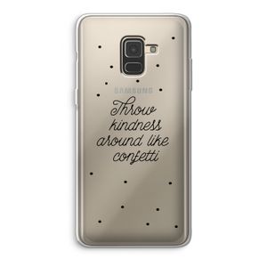 Confetti: Samsung Galaxy A8 (2018) Transparant Hoesje