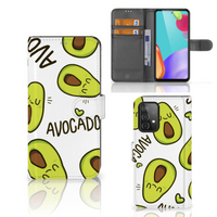 Samsung Galaxy A52 Leuk Hoesje Avocado Singing - thumbnail