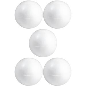 Piepschuim bollen - 5x - D15 cm - 2 halve schalen - styropor - bal - hobby vormen