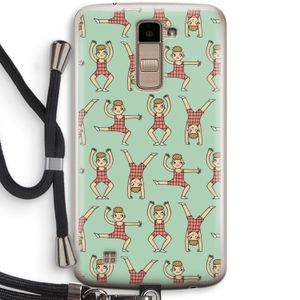 Gymboys: LG K10 (2016) Transparant Hoesje met koord