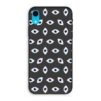Eyes pattern: iPhone XR Biologisch afbreekbaar hoesje