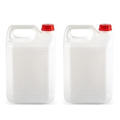 Jerrycan voor water/vloeistoffen - 2x - 5 liter - Kunststof - met draaidop - 13 x 18 x 29 cm