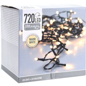 Christmas Decoration kerstverlichting warm wit -54 m -720 leds   -