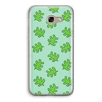 Groene blaadjes: Samsung Galaxy A5 (2017) Transparant Hoesje