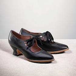 vintage leren dameshakken met veters - elegante Oxford-schoenen met uitsnijding voor retro en formele gelegenheden Lightinthebox