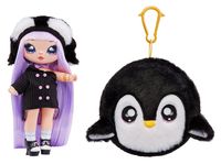 MGA Entertainment Na! Na! Na! Surprise - 2-in-1 Cozy-serie - Lavendelkleurige pinguïn pop - thumbnail