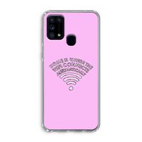 Home Is Where The Wifi Is: Samsung Galaxy M31 Transparant Hoesje
