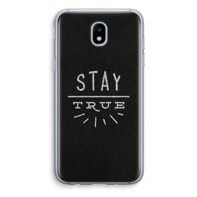Stay true: Samsung Galaxy J5 (2017) Transparant Hoesje