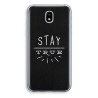Stay true: Samsung Galaxy J5 (2017) Transparant Hoesje