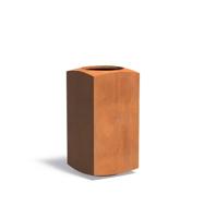 Cortenstaal plantenbak NOOA 50x50x100cm.
