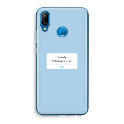 Reminder: Huawei P20 Lite Transparant Hoesje