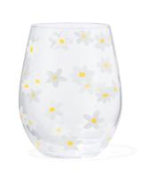 HEMA Drinkglas 550ml bloemen