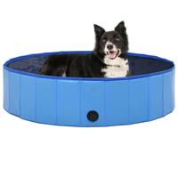 VidaXL Hondenzwembad inklapbaar 120x30 cm pvc blauw