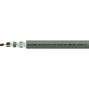 Helukabel 21653-500 Geleiderkettingkabel M-FLEX 512-C-PUR UL 3 G 1 mm² Grijs 500 m