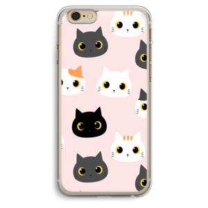 Katten: iPhone 6 Plus / 6S Plus Transparant Hoesje