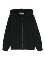 Stone Island Junior veste à patch Compass - Noir