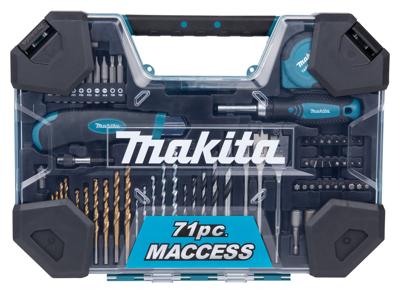Makita Accessoires Boor-/schroefbitset 71-Delig - E-22589