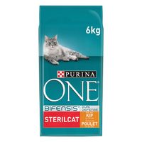 Purina One Sterilcat Kip en Tarwe 6kg