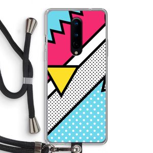 Pop Art #3: OnePlus 8 Transparant Hoesje met koord