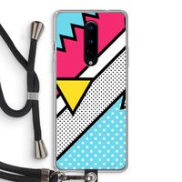 Pop Art #3: OnePlus 8 Transparant Hoesje met koord