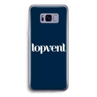 Topvent Navy: Samsung Galaxy S8 Transparant Hoesje - thumbnail