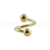 Twister 1.6 mm goud kleur L