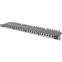 Digitus DN-91624S-SL-EA 24 poorten Netwerkpatchpaneel 483 mm (19) CAT 6A 0.5 HE Meerdere kleuren