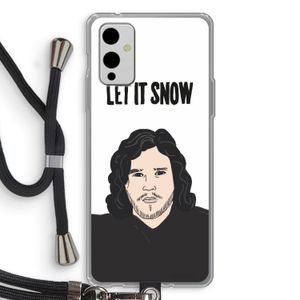 Let It Snow: OnePlus 9 Transparant Hoesje met koord